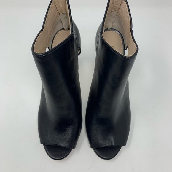 Louise et Cie Lo Ilsabelle Peep Toe Cage Zip Heels - Picture 8 of 10